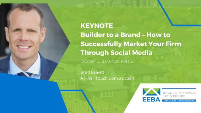 KEYNOTE: Builder to a Brand – How to Successfully Market Your Firm Through Social Media
